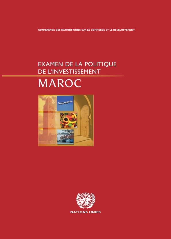 Investment Policy Review of Morocco Publications UNCTAD Investment